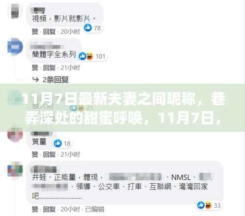 巷弄深处的甜蜜呼唤,夫妻间专属昵称与小店的浪漫故事