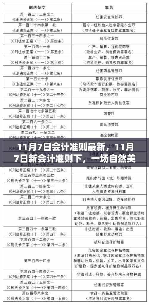 新会计准则下的自然美景探索之旅,美景与财务的双重体验(或)新会计准则下的自然美景之旅,财务变革与自然美景的交融。