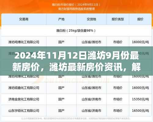 揭秘2024年11月潍坊最新房价动态,掌握最新资讯解锁新高度