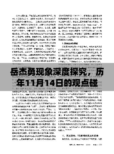 岳杰勇现象深度探究,历年11月14日的观点碰撞与最新视角剖析
