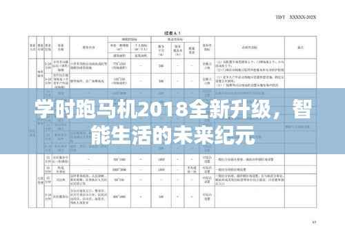 学时跑马机2018全新升级,智能生活的未来纪元