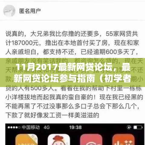 最新网贷论坛参与指南,从初学者到进阶用户一网打尽(2017年11月版)