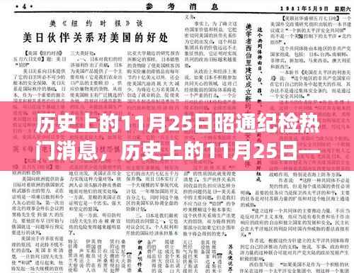 历史上的11月25日,昭通纪检领域的重大事件与进展回顾