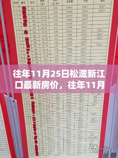 往年11月25日松滋新江口房价概览,走势、动态及最新数据