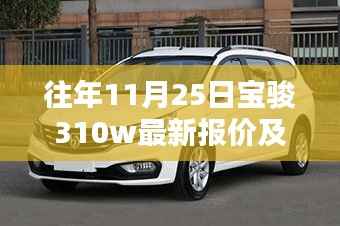 宝骏310W历年11月25日报价与配置详解,最新报价及配置华彩篇章