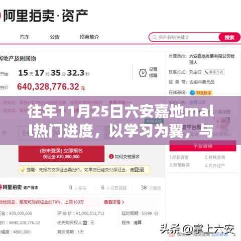 往年11月25日六安嘉地Mall励志篇章,以学习为翼,与变化共舞