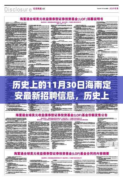 历史上的11月30日海南定安最新招聘信息解析与深度评测