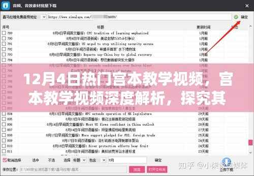 宫本教学视频深度解析,教学价值探讨与不同观点探讨(热门教学视频)