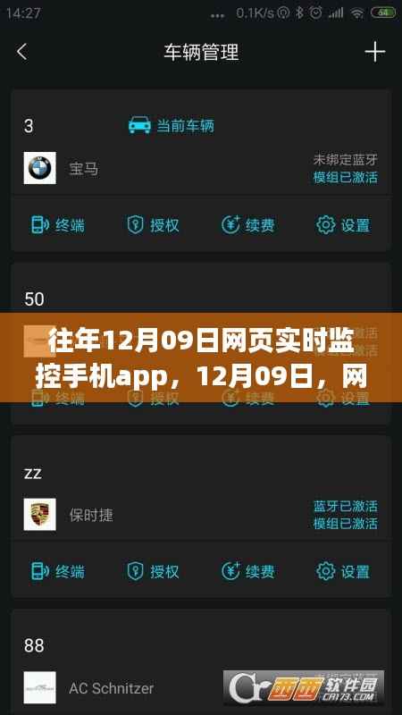 网页实时监控手机app里程碑时刻,回顾与展望的12月09日