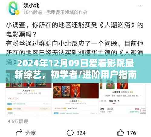 2024年12月09日爱看影院综艺指南,初学者与进阶用户如何观看最新节目