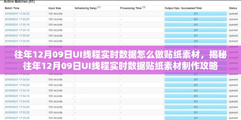 揭秘,往年12月09日UI线程实时数据贴纸素材制作攻略与技巧分享!