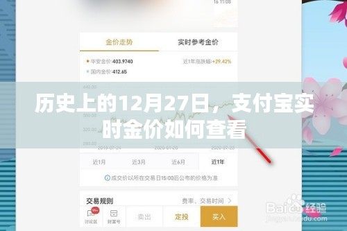 支付宝实时金价查看方法及历史日期回顾