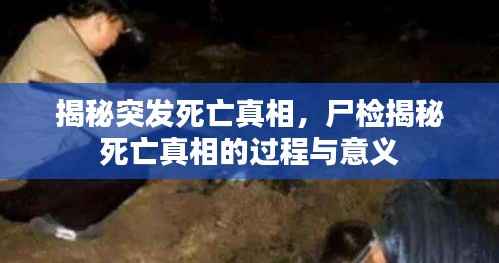 揭秘突发死亡真相,尸检揭秘死亡真相的过程与意义